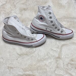 Converse All Star White Canvas High-Tops